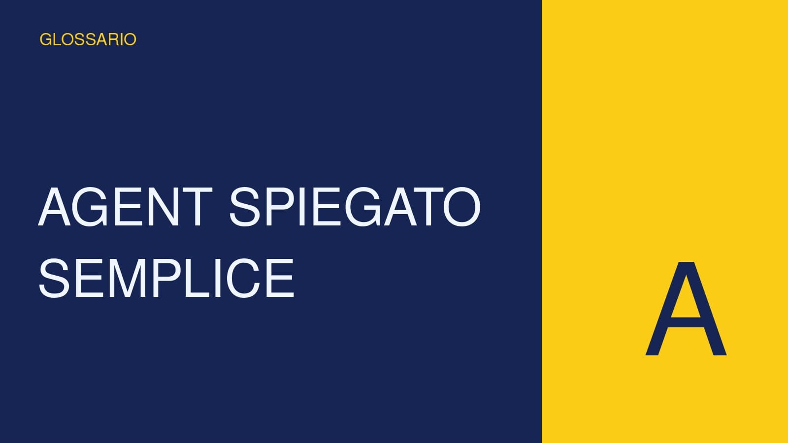 Copertina concettuale ad alto impatto per Agent