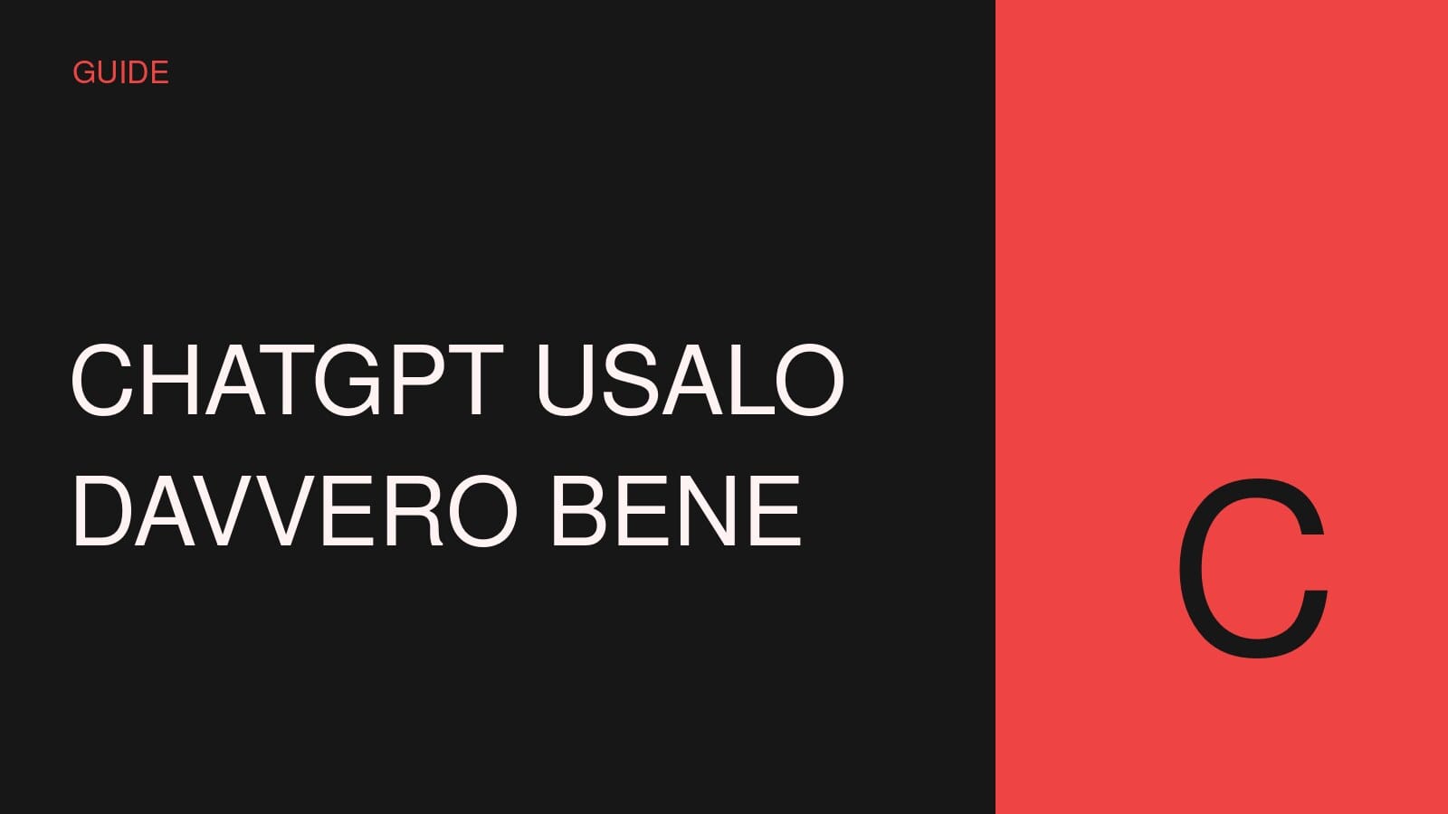 Copertina concettuale ad alto impatto per ChatGPT: guida completa per iniziare e usarlo bene