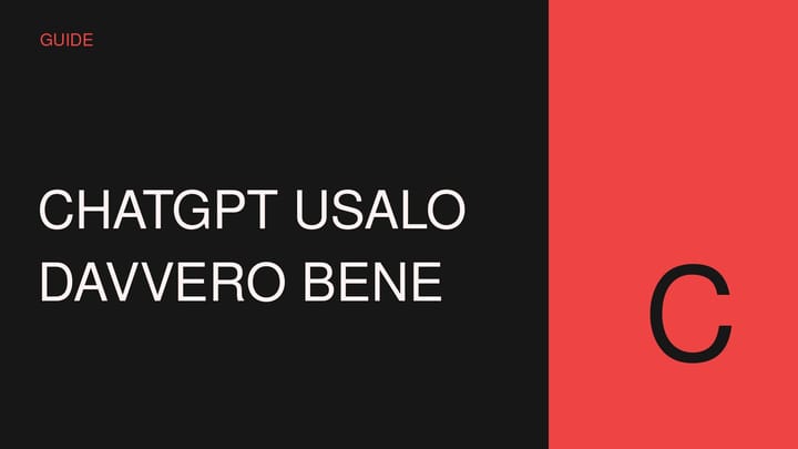 Copertina concettuale ad alto impatto per ChatGPT: guida completa per iniziare e usarlo bene