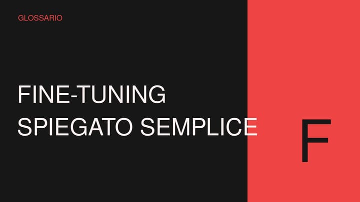 Copertina concettuale ad alto impatto per Fine-tuning