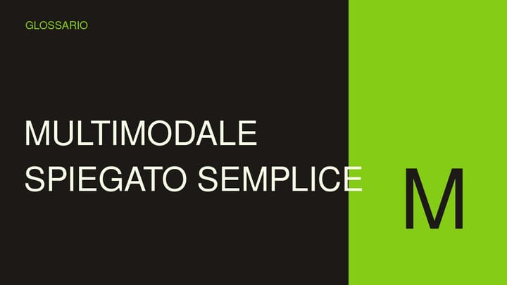 Copertina concettuale ad alto impatto per Multimodale